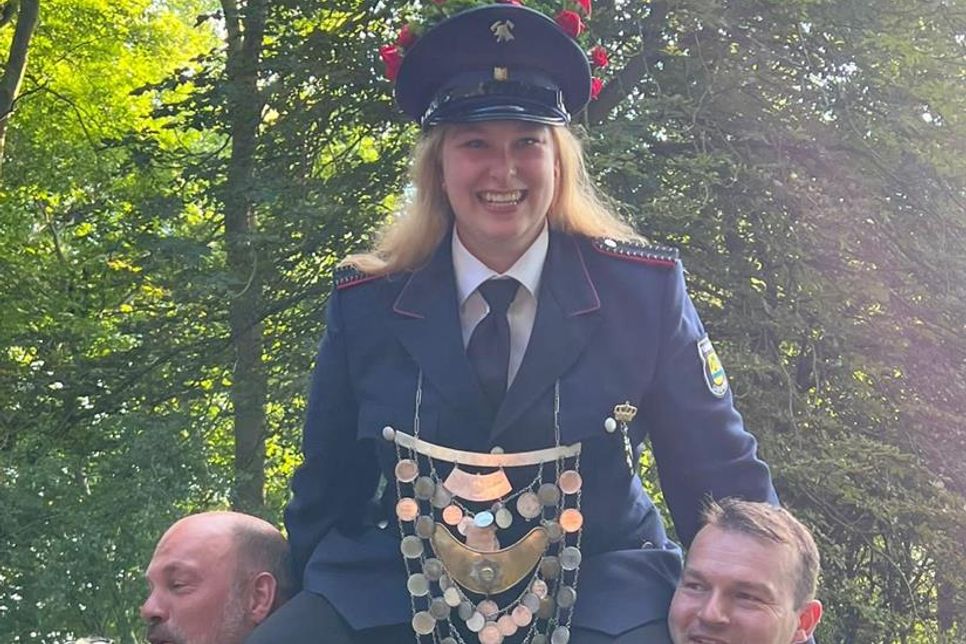 Amtierende Königin Valentina Plöger.