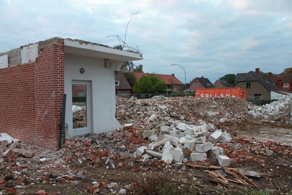 Der Abbruch der Ruine in Cismar ist in der vergangenen Woche erfolgt.
