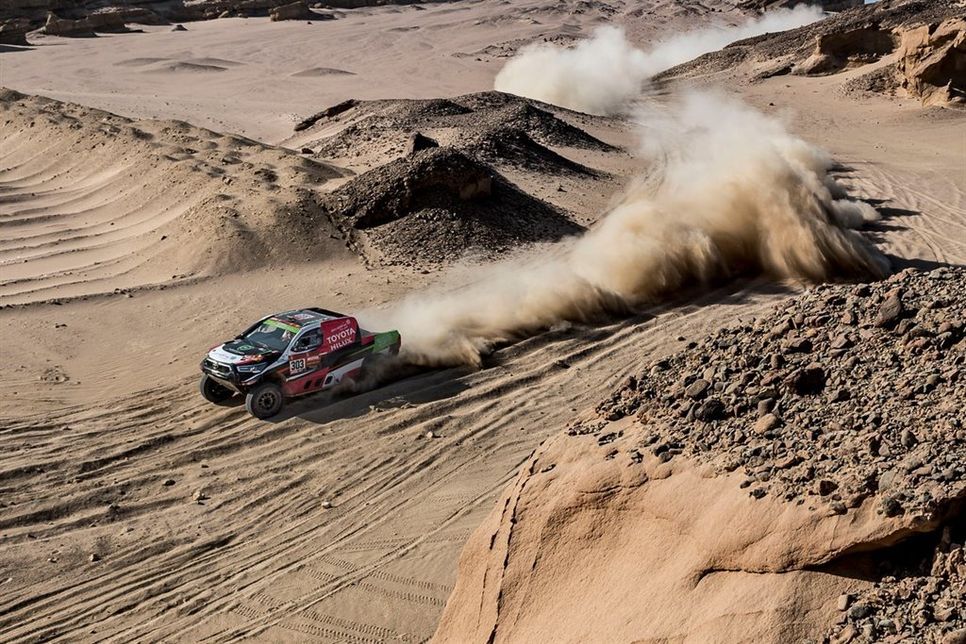 Mit dem „Dakar“-Tageserfolg haben Yazeed Al-Rajhi und Dirk von Zitzewitz das nächste Ausrufezeichen gesetzt.