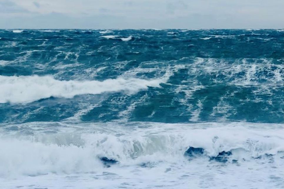 Am vergangenen Wochenende tobte Sturmtief Tristan bei uns im Norden. Die Ostsee zeigte sich bedrohlich mit hohen Wellen wie hier auf Fehmarn.