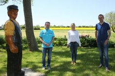 Ein Teil des Vorstandes des Handwerker- und Gewerbevereins mit Kassenwart Heiner Guttau, Schriftführerin Elgin Zühlke und dem 1. Vorsitzenden Stefan Sköries (v. lks.).
