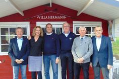 Präsidium und Spielausschuss des Golf Clubs Grömitz mit Uwe Markewitz, Catinka Bruhn, Andreas Bruhn, Ralph Moser, Joachim Weber und Jochen Sachau (v. lks.).