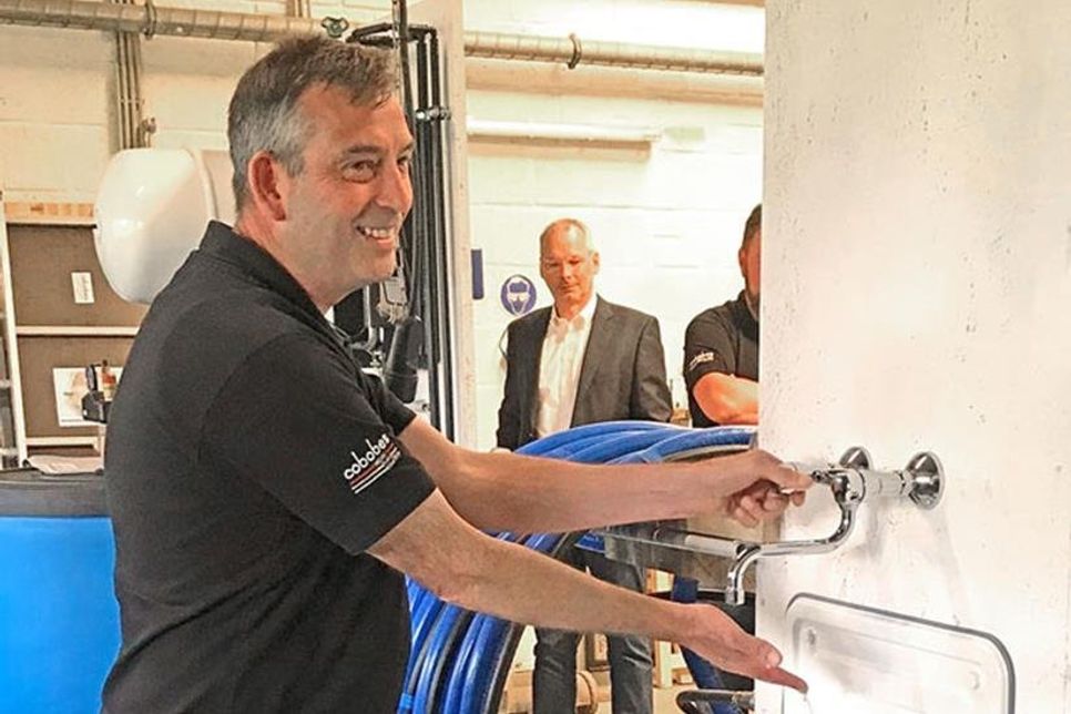 Klaus-Dieter Will freut sich über die Unterstützung seines Arbeitgebers.