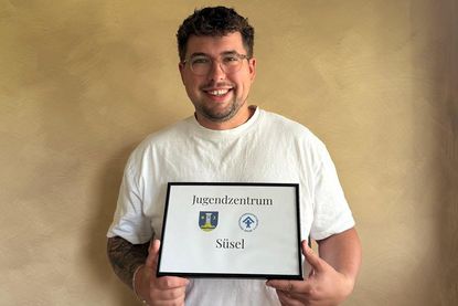 Immer ansprechbar im JuZe Süsel: Dominique Grimm freut sich auf viele Jugendliche.