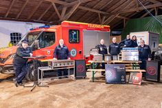 Markus Krystek, Marco Schreier, Manuel Lassnig, Mark Sell, Ronja Petersen, Elea Dohns und Dietmar Werner (v. lks.).