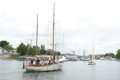 Die „Andromeda“, einst von Max Oertz entworfen, gehörte auch in diesem Jahr zu den besonderen Yachten der Regatta.