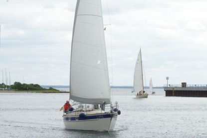Nach der Wettfahrt kehrten die Yachten zurück in den Neustädter Hafen.