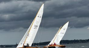 Frischer Wind und Wolken sorgten für beste Regattastimmung auf dem Wasser.