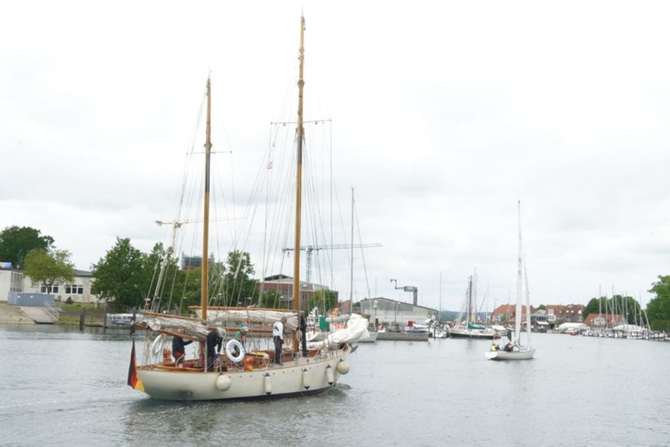 Die „Andromeda“, einst von Max Oertz entworfen, gehörte auch in diesem Jahr zu den besonderen Yachten der Regatta.