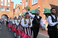 Neustadt feiert das 30. europäische folklore festival.