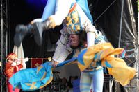 Neustadt feiert das 30. europäische folklore festival.