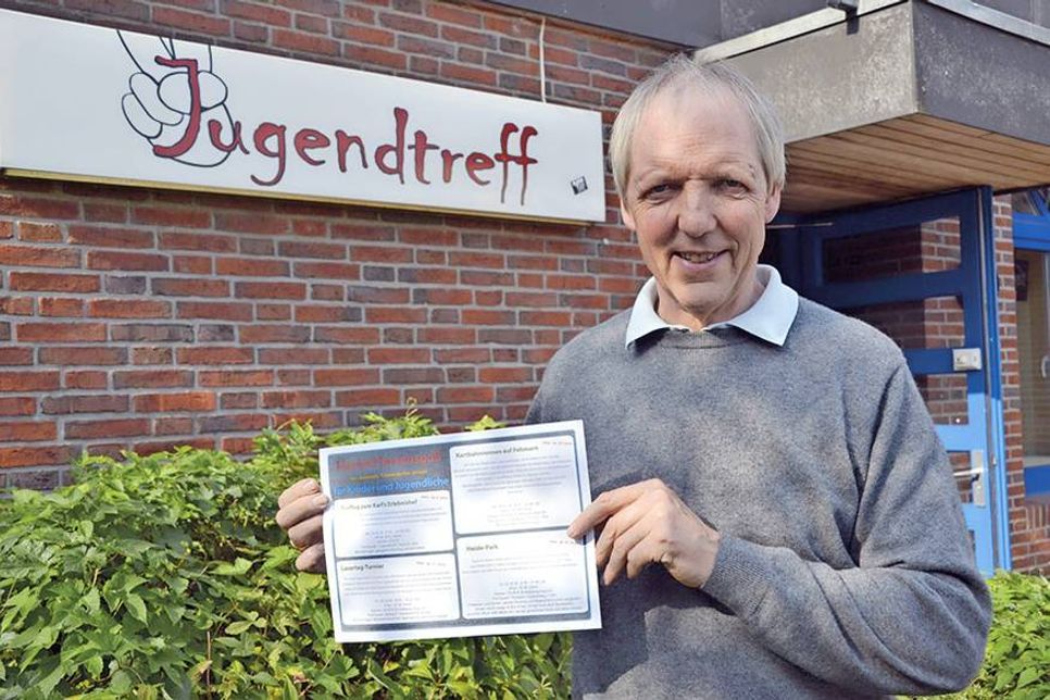 Kinder- und Jugendberater Christian Grohmann freut sich auf die Kids und Jugendlichen, die in den Herbstferien die Angebote nutzen. (Foto: René Kleinschmidt)