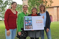Von links nach rechts: Anne Hillmann, Ulrike Rasch (Jugenddiakonin), Petra Sander, Caren Kieb.
