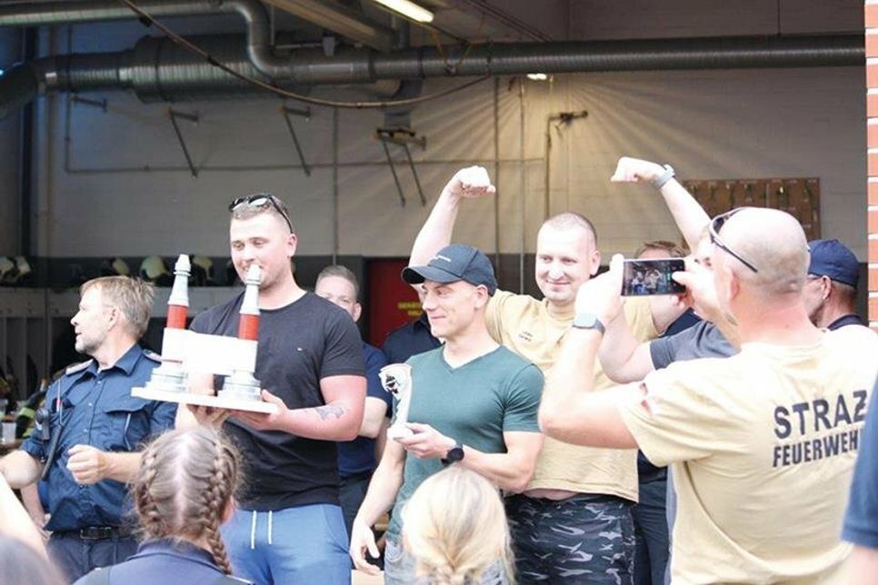 Erneut konnte die Partnerfeuerwehr OSP Lotyn aus Polen den „Olympia-Sieg“ für sich verbuchen.