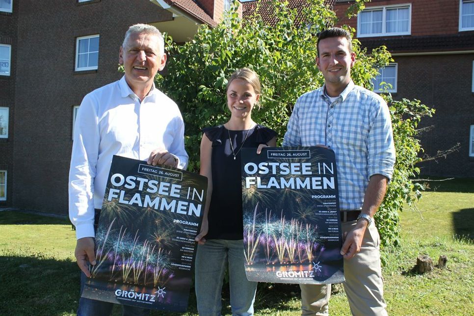 Die Vorfreude bei Tourismusleiter Manfred Wohnrade, Abteilungsleitung Marketing Jacqueline Schumacher und Veranstaltungsleiter Jan Femerling (v. lks.) ist riesig.