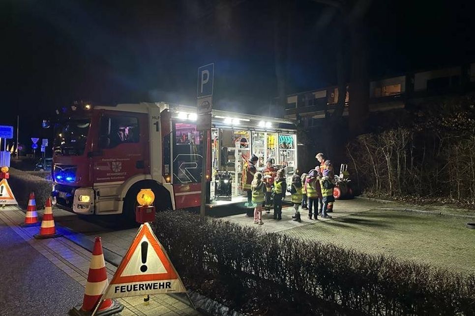 Während der Nachtwanderung mussten verschiedene Aufgaben erfüllt werden.