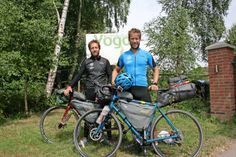 Poldy van Lynden (lks.) und Robert McArthur sind Mitte Juni gestartet.
