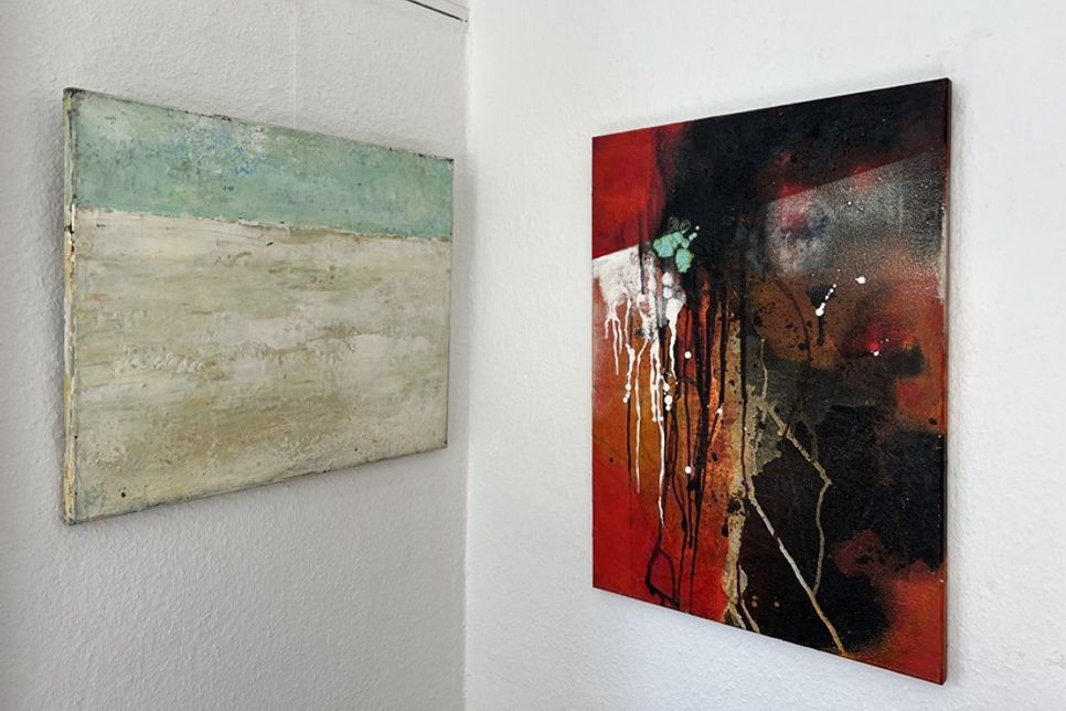 In der Ausstellung werden knapp 40 Bilder von Sonja Knoop gezeigt.