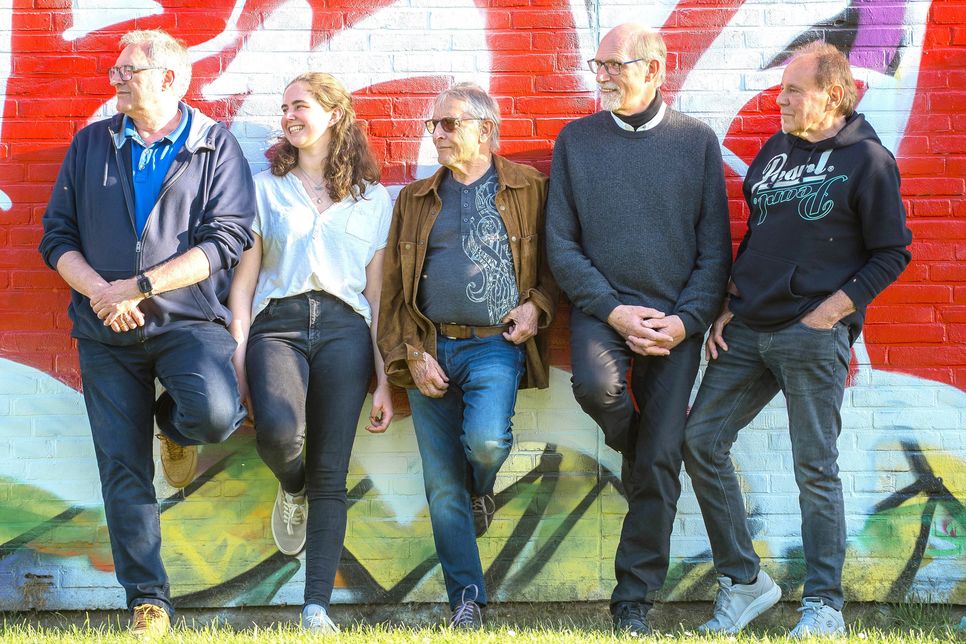 von links: Henning Wulff, Paula Morbitzer, Rüdiger Beuthien, Hartmut Danklefsen und Michael Kirchner. Es fehlt Feea Bruhm.