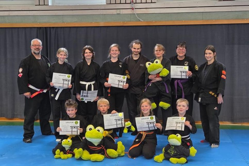 Erfolgreiche Prüflinge.