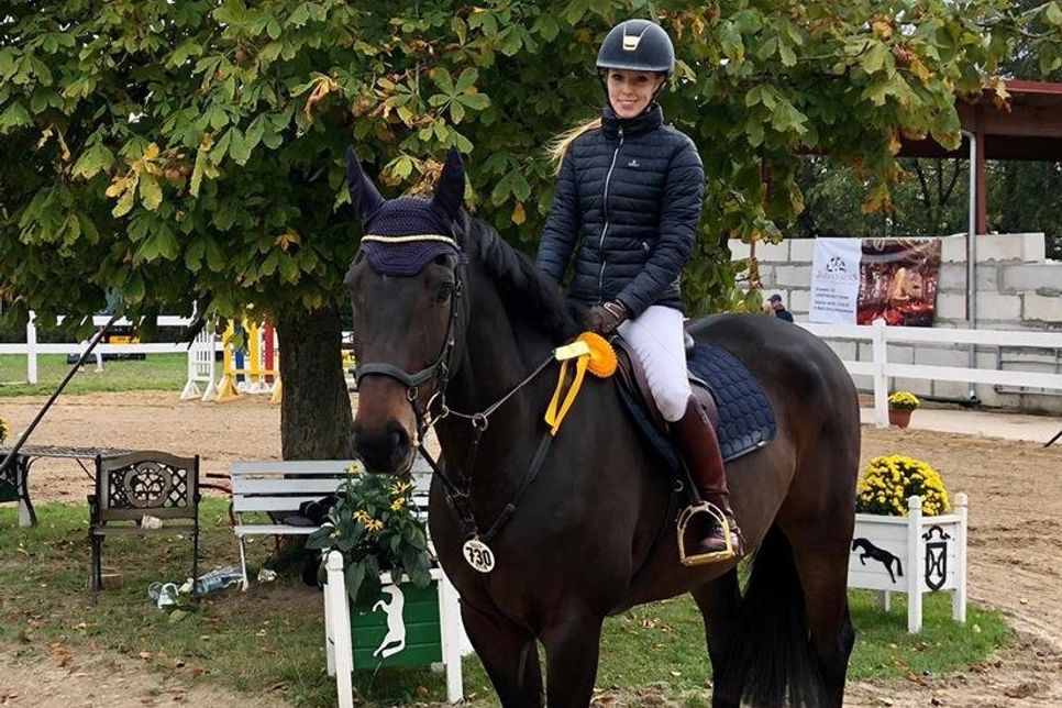 Katharina Adem mit Sirius A.