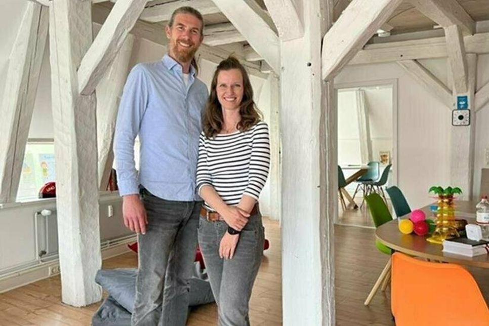 Carolin Martin und Marcel Hahn.