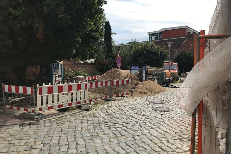 Auch hier fallen Parkplätze weg.
