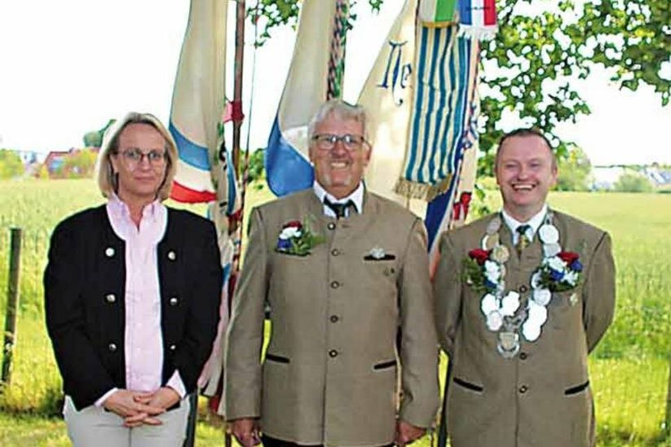 Ex Majestätin Claudia Baden, Jens Petereit und Michael Delfs