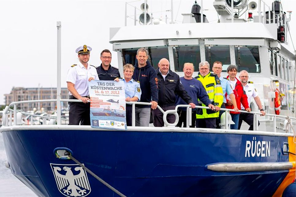 Die Organisatoren des 11. Tag der Küstenwache. (Foto: www.luebecker-bucht-ostsee.de