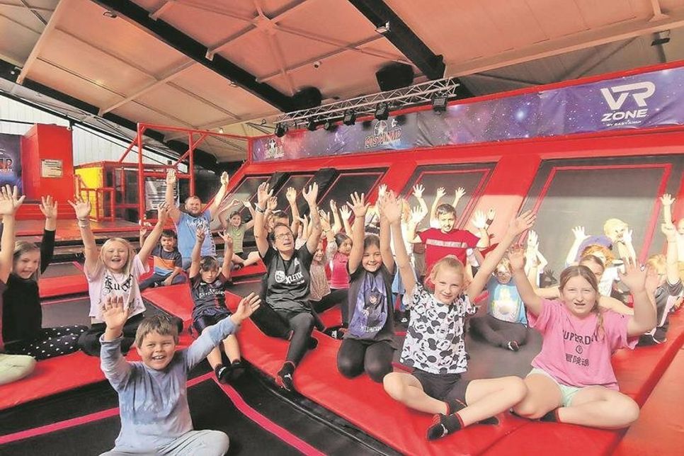 Hatten sichtlich Spaß: die Kinder und Jugendlichen aus der Gemeinde Grömitz.