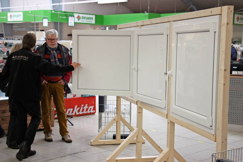 Die "Versuchsobjekte", an denen die Kunden den Einbruchschutz selbst testen können.