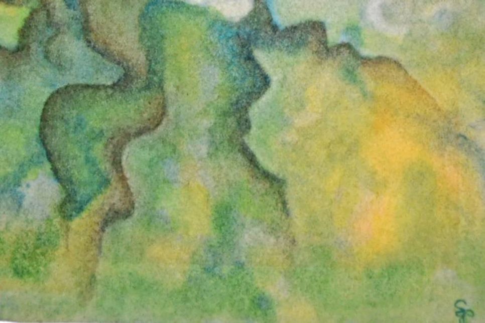 Sybille Schmidt-Grundmann stellt ihre Bilder in der Galerie in der Strandkirche aus.