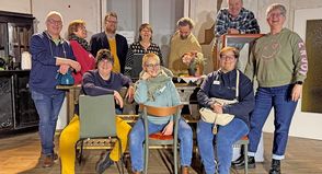 Auf ein fröhliches Publikum freuen sich die Oldenburger Dwarslöper Thorsten Kobarg, Greta Fischer, Lennart Maaß, Kerstin Ruwoldt, Martin Benz, Hauke Callsen, Corinna Bublitz, Anja Bargholz, Carina Vögele und Sandra Callsen. Zum Fototermin nicht dabei: And