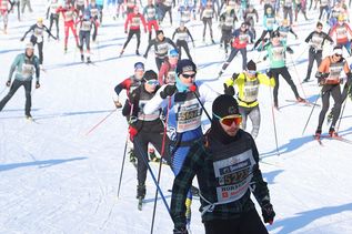 Erik Ohm (hier an dritter Position) im Läufer-Feld.