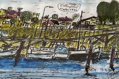 So hat Bruno Schmidt den Hafen Wellingdorf Ende der siebziger Jahre wahrgenommen.