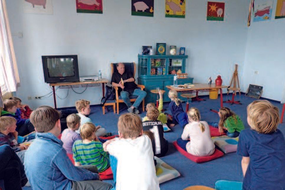Autor Ulli Schubert zu Gast in Hutzfeld.