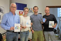 Thomas Schiekiera-Litzka, Lara Thomsen, Danny Seidel und Mano Salokat (v. lks.).
