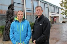 Bürgermeister Michael Olandt (lks.) mit seinem Fraktionskollegen Arne Puck.