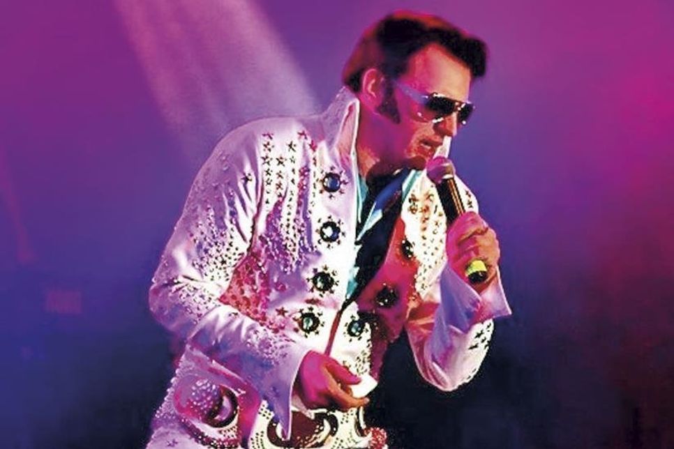 Tom Miller präsentiert am Sonntagnachmittag &amp;quot;Sounds of Elvis&amp;quot;. (Foto: hfr)