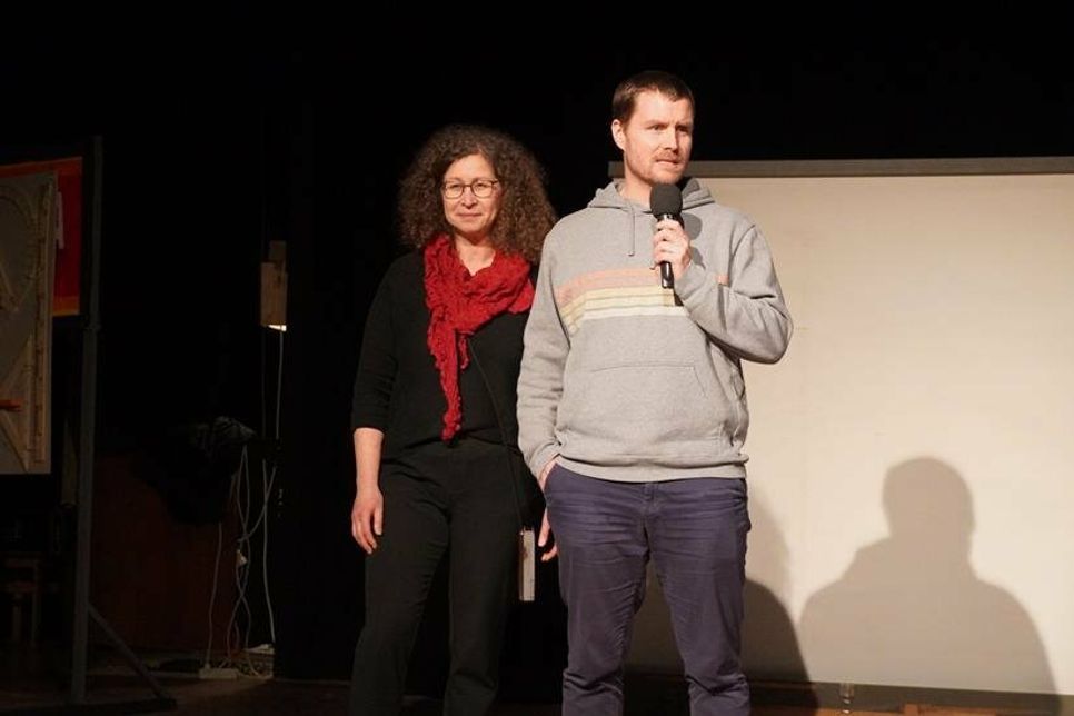 Jugendcoach Danny Seidel und Gleichstellungsbeauftragte Natalia von Levetzow begrüßten das Publikum.