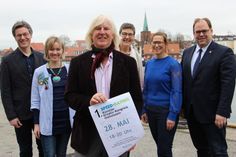 André Rosinski, Selina Knoob, Dietmar Baum, Antonia Drobig, Elisa Überbacher und Mirko Spieckermann (v. lks.).