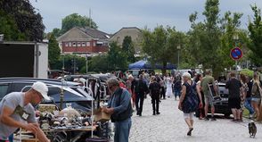 Der Flohmarkt wurde gut angenommen.