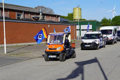 Vom Bauhof aus ging es durch einige Straßen des Ostseebades.