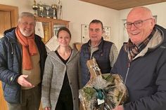 1. Vorsitzender Uwe Heisler, 2. Vorsitzende Tina Dose-Miekley, Sportwart Ralph Steinhausen, scheidender Kassenwart Sigfried Kern.