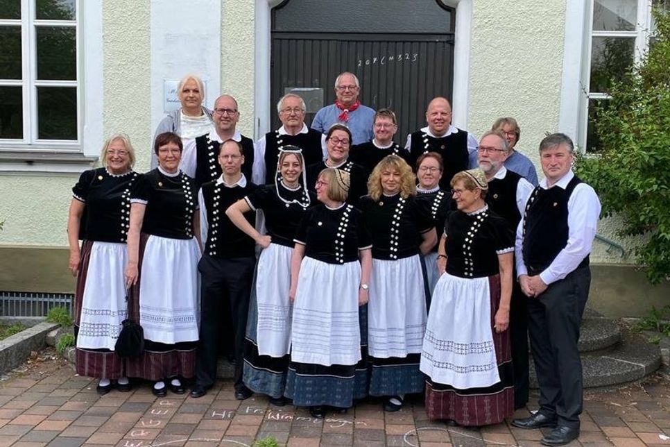 Der Neustädter Volkstanzkreis zu Besuch in Bayern.