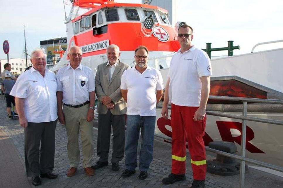 Männer der ersten Stunde: Friedolin Büttner, Horst Kagel, Berthold Piechatzek und Wolfgang Schulz mit Vormann Jan Peter Guttau (v. lks.).