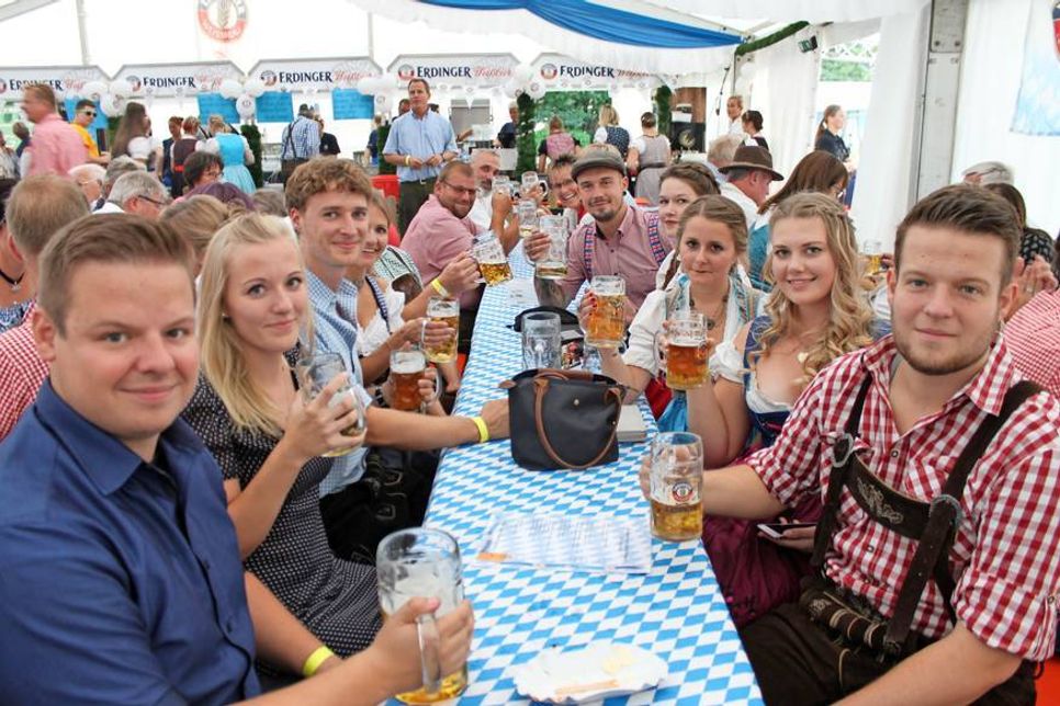Geselligkeit und beste Stimmung.