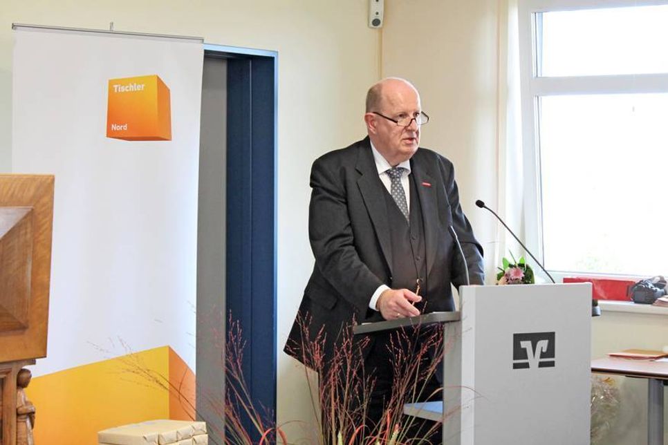 Günther Stapelfeldt, Präsident der Handwerkskammer Lübeck, hielt die Festrede.