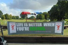Motto des Turniers: „Life is better when you´re golfing“.