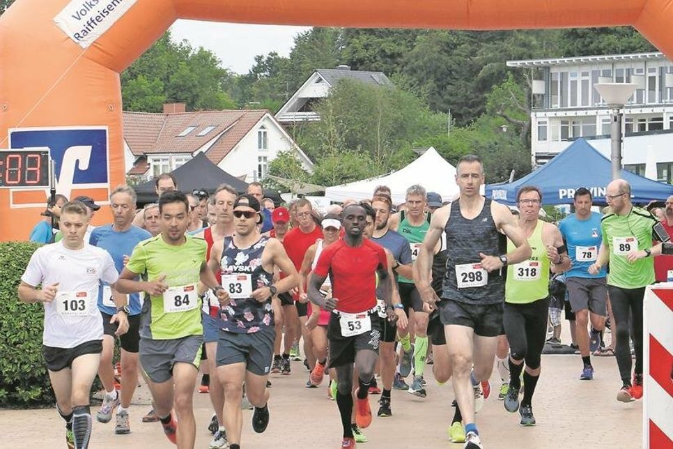 Start des Halbmarathons beim letzten Europalauf.